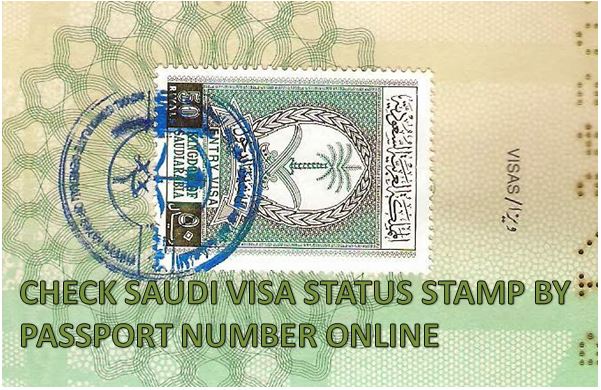 Stamping saudi status visa Procedure to