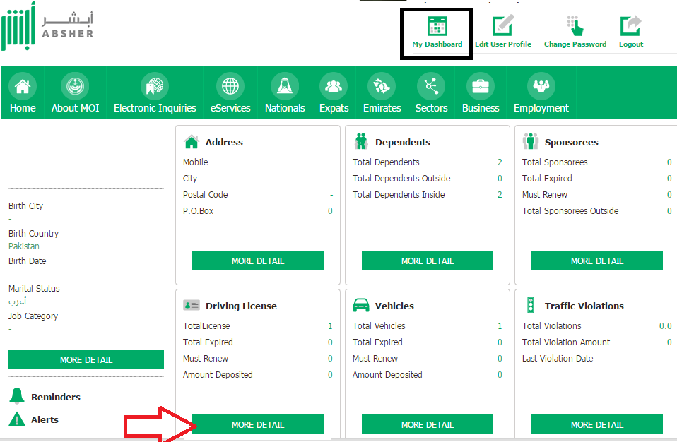 Check Saudi Driving License Expiry Date Online