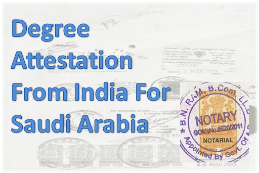 degree-attestation-from-india-for-saudi-arabia