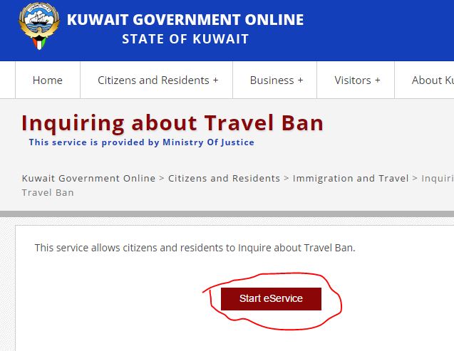 civil id travel ban
