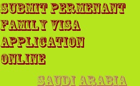saudi family visa application online
