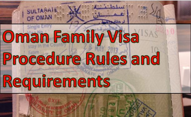 how to extend family visit visa in oman